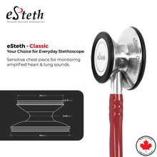 Load image into Gallery viewer, eSteth Classic Stethoscope: Superior Sound Quality in Stainless Steel Design
