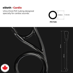 eSteth Cardiology Stethoscope: Advanced Single-Head Chest Piece for Accurate Diagnosis