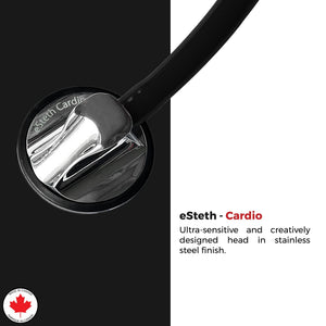eSteth Cardiology Stethoscope: Advanced Single-Head Chest Piece for Accurate Diagnosis