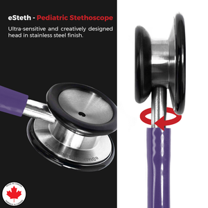 eSteth Pediatric Stethoscope: Colorful Dual-Head Stethoscope for Accurate Diagnosis