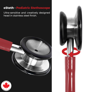eSteth Pediatric Stethoscope: Colorful Dual-Head Stethoscope for Accurate Diagnosis