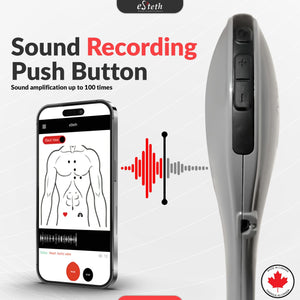 eSteth Lite Digital Stethoscope: High quality Amplified sounds for better diagnosis and Telemedicine