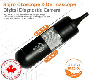 Oto-Dermascope: Advanced Digital Otoscope & Dermascope for Medical Professionals with image capturing and video recording
