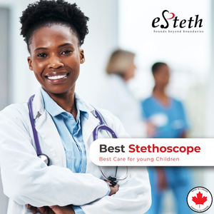 eSteth Pediatric Stethoscope: Colorful Dual-Head Stethoscope for Accurate Diagnosis