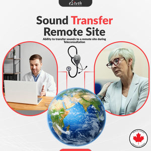 eSteth Lite Digital Stethoscope: High quality Amplified sounds for better diagnosis and Telemedicine