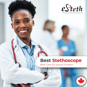 eSteth Pediatric Stethoscope: Colorful Dual-Head Stethoscope for Accurate Diagnosis