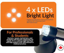 Load image into Gallery viewer, Oto-Dermascope: Advanced Digital Otoscope &amp; Dermascope for Medical Professionals with image capturing and video recording
