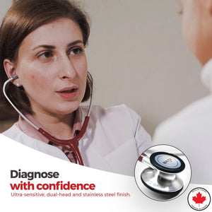 eSteth Classic Stethoscope: Superior Sound Quality in Stainless Steel Design