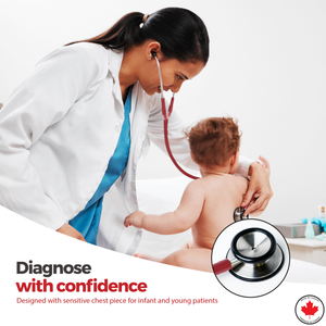 eSteth Pediatric Stethoscope: Colorful Dual-Head Stethoscope for Accurate Diagnosis