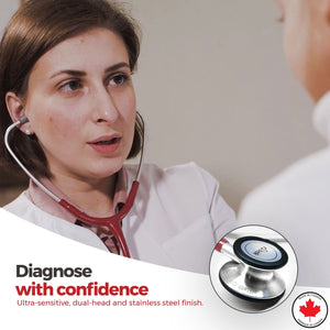 eSteth Classic Stethoscope: Superior Sound Quality in Stainless Steel Design