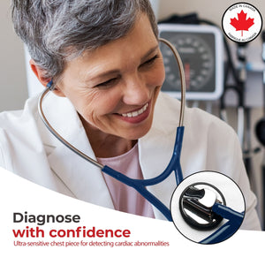 eSteth Cardiology Stethoscope: Advanced Single-Head Chest Piece for Accurate Diagnosis