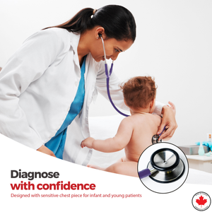 eSteth Pediatric Stethoscope: Colorful Dual-Head Stethoscope for Accurate Diagnosis