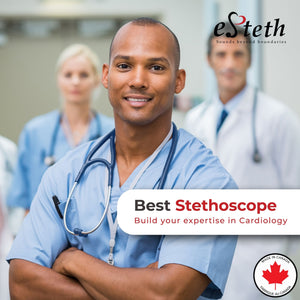 eSteth Cardiology Stethoscope: Advanced Single-Head Chest Piece for Accurate Diagnosis
