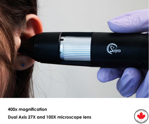 Oto-Dermascope: Advanced Digital Otoscope & Dermascope for Medical Professionals with image capturing and video recording