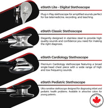 Load image into Gallery viewer, eSteth Classic Stethoscope: Superior Sound Quality in Stainless Steel Design
