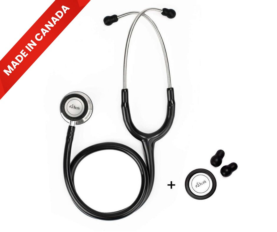 eSteth Classic Stethoscope: Superior Sound Quality in Stainless Steel Design