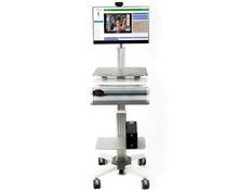 Load image into Gallery viewer, Portable and Efficient: Sojro Telemedicine Trolley/Cart for Clinics and Hospitals (CE + Partial-FDA)
