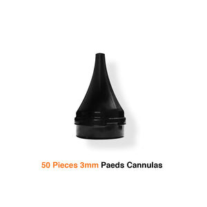 Set of 50 Reusable Cannulas (Speculas/nozzles) for Sojro Oto-dermascope - Paeds
